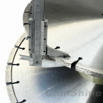 Diamond loop blades for cutting concrete asphalt