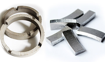 Diamond core bit segments