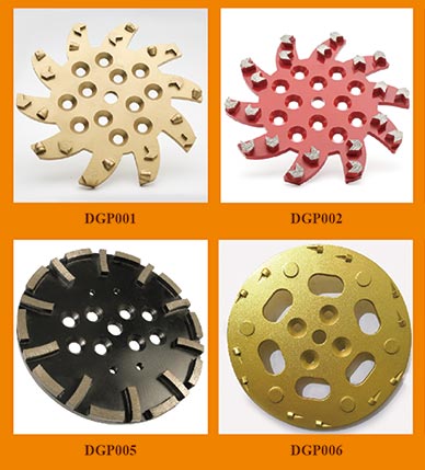 250mm diamond grinding plates