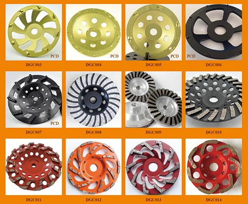 concrete diamond grinding cup wheels