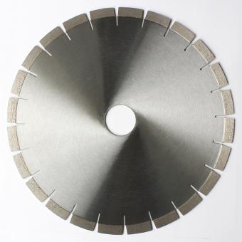 Stable and sharp cutting diamond cutting blade for granite
