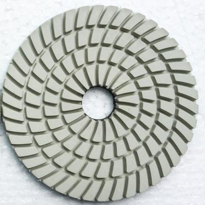 Wet diamond polishing pads for granite