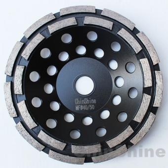 7 double row diamond grinding cup wheel