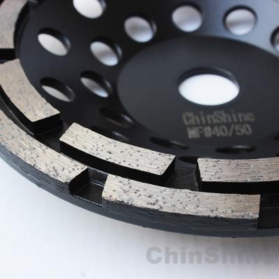 7 double row diamond grinding cup wheel