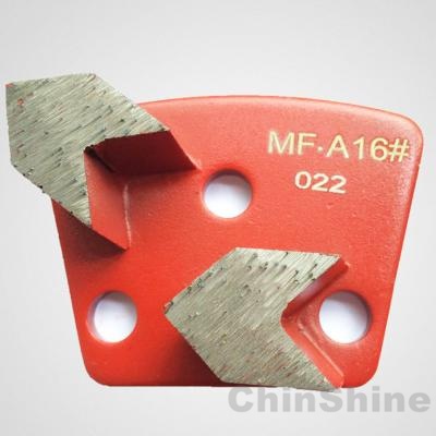 Magnetic diamond grinding shoe