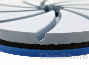 Diamond abrasive edge polishing pads