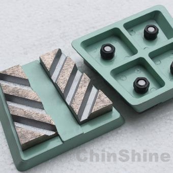 Diamond frankfurt grinding block for marble