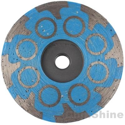 Resin diamond cup wheel for granite marble