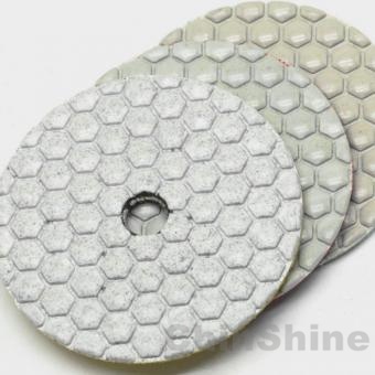 100mm dry polishing pad for stone