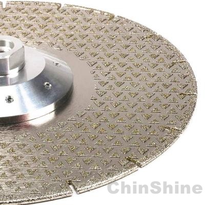 5 inch electroplated diamond disc with double side grinding