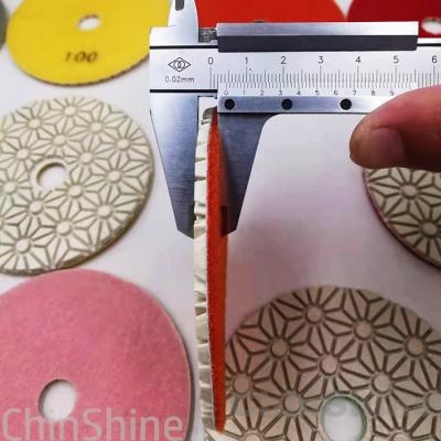 3 step granite marble diamond polishing pads