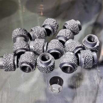Vacuum brazed and electroplated diamond wire rope for cutting reinforced concrete