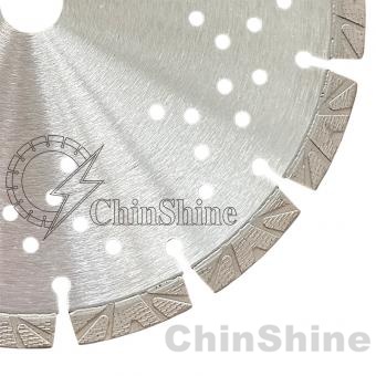 Laser welded arix diamond saw blade handheld cutting disc for reinforced concrete