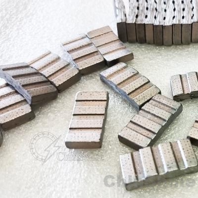 dry core drill bit segment，diamond core drill bit segment